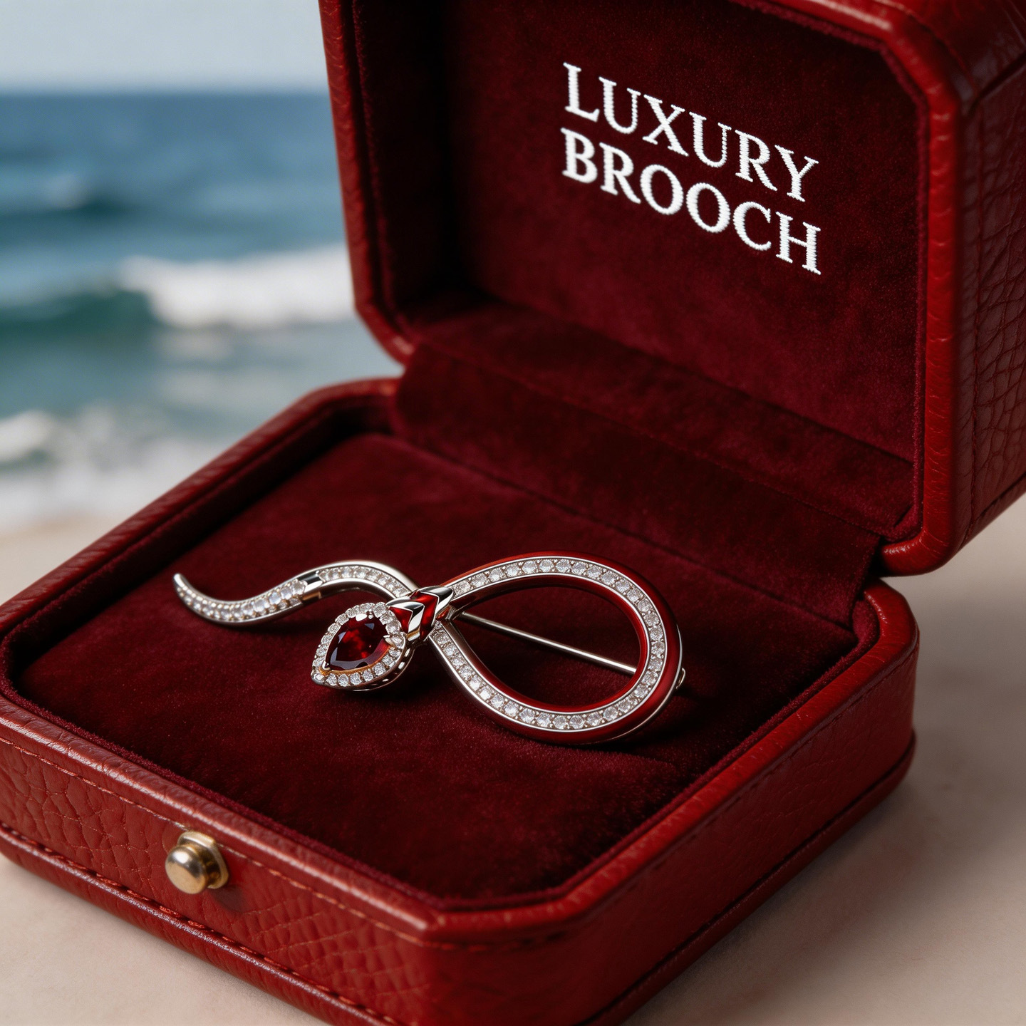 Xiliang Feizi Exquisitely Crafted Full-Zircon Snake Brooch, Enamel Color Gem Brooch, Light Luxury High-End Workplace Commuting Accessory