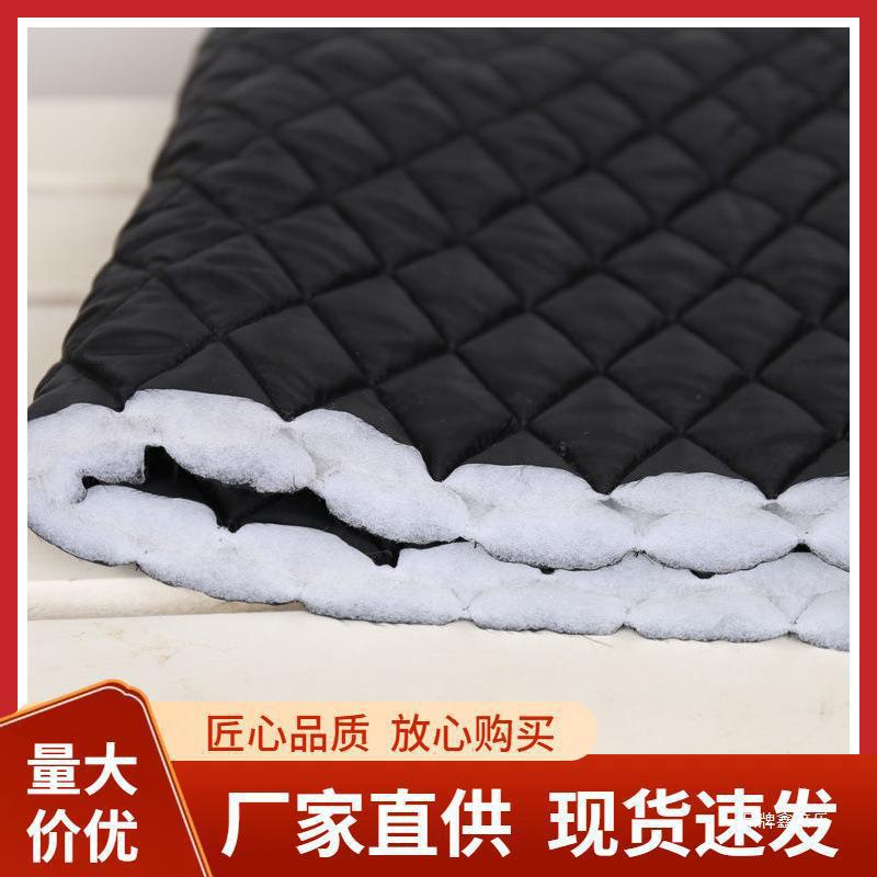 内衬无线进口里布压缩复合绗料棉布行压棉服装线包邮面料印染夹棉