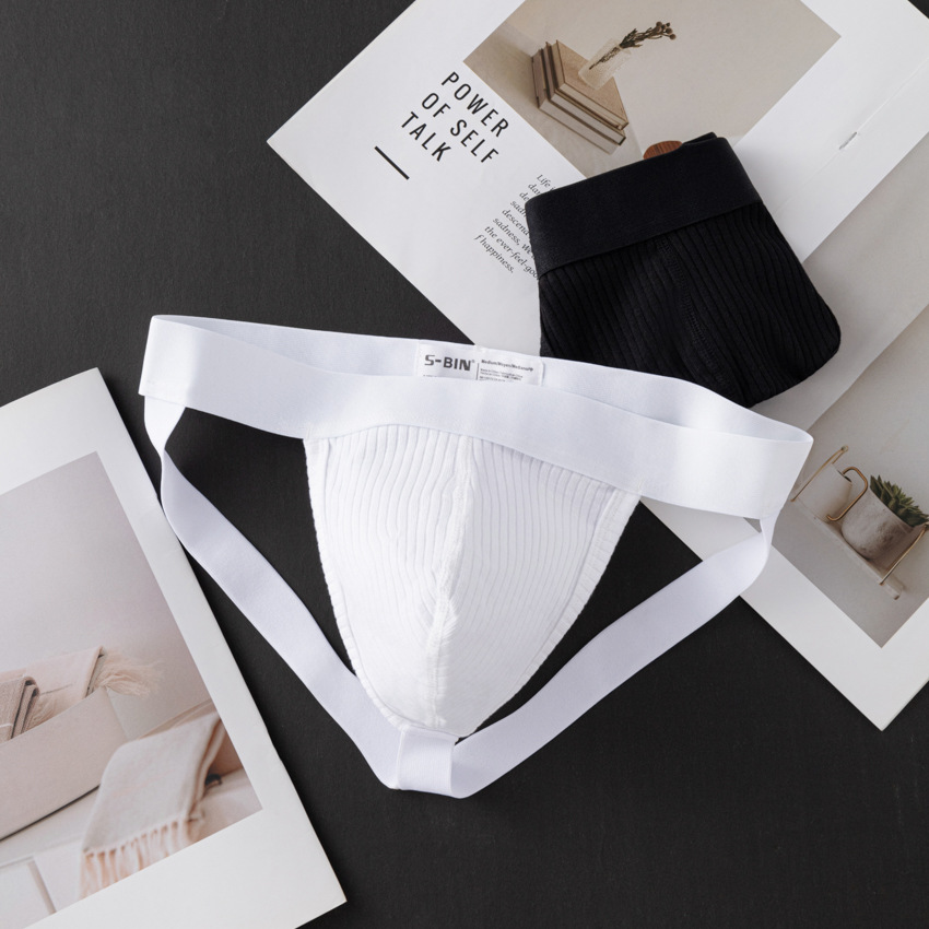 Slip bikini sexy da uomo in cotone traspirante u-convex_voghion.com