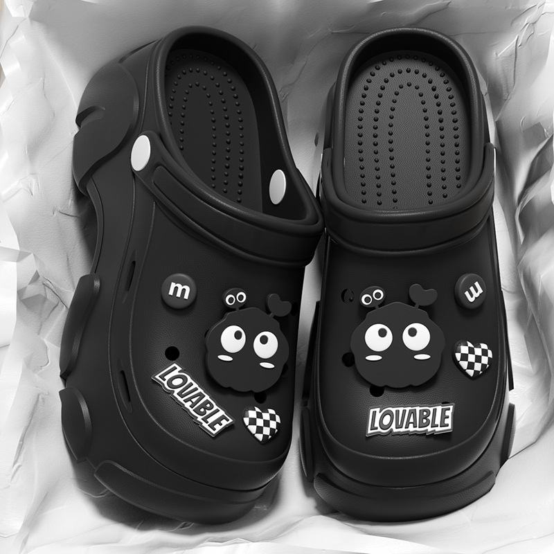 7 cm 두꺼운 여성뮬슬리퍼형샌들