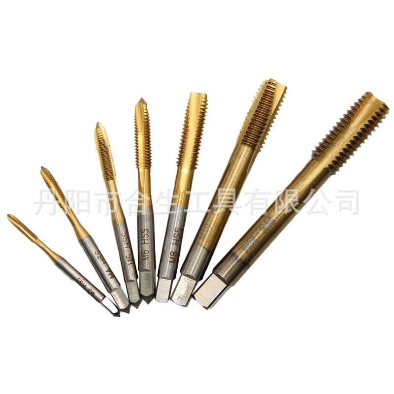 7 шт., высокоскоростной стальной винт, концевая головка, метчик M3-M12, нарезание внутренней резьбы через отверстие, набор из 7 предметов