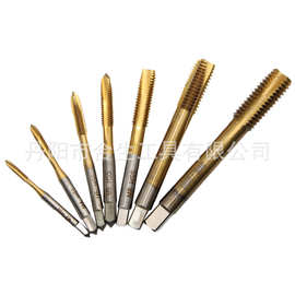 7pc高速钢螺尖机用先端丝锥M3-M12 通孔攻丝攻内螺纹7件套装