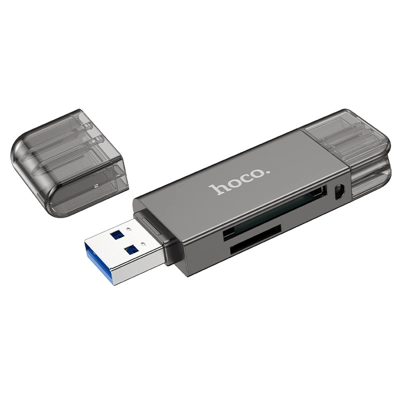 HOCO HB39 USB/Type-C 3.0 высокоскоростной кардридер