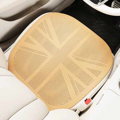 Ventilated British Flag Seat – Seat cushion, seat cover - gilt-brown-single-row-seat-cushion-1-piece-set