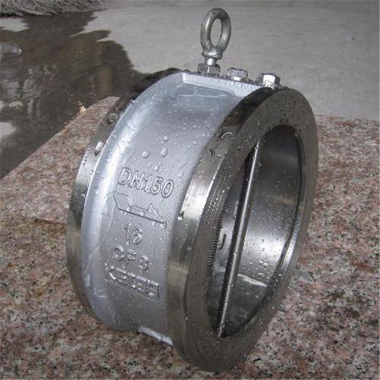 H76W-16P不锈钢 对夹蝶式304止回阀  316止回阀  厂家直销