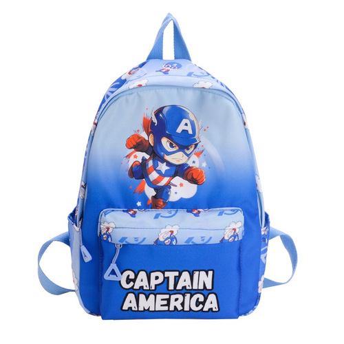Children's Cartoon Dual Shoulder Bag 2025 New Cute Anime Print Trendy Dual Shoulder Bag for Boys and Girls Kindergarten School Bag