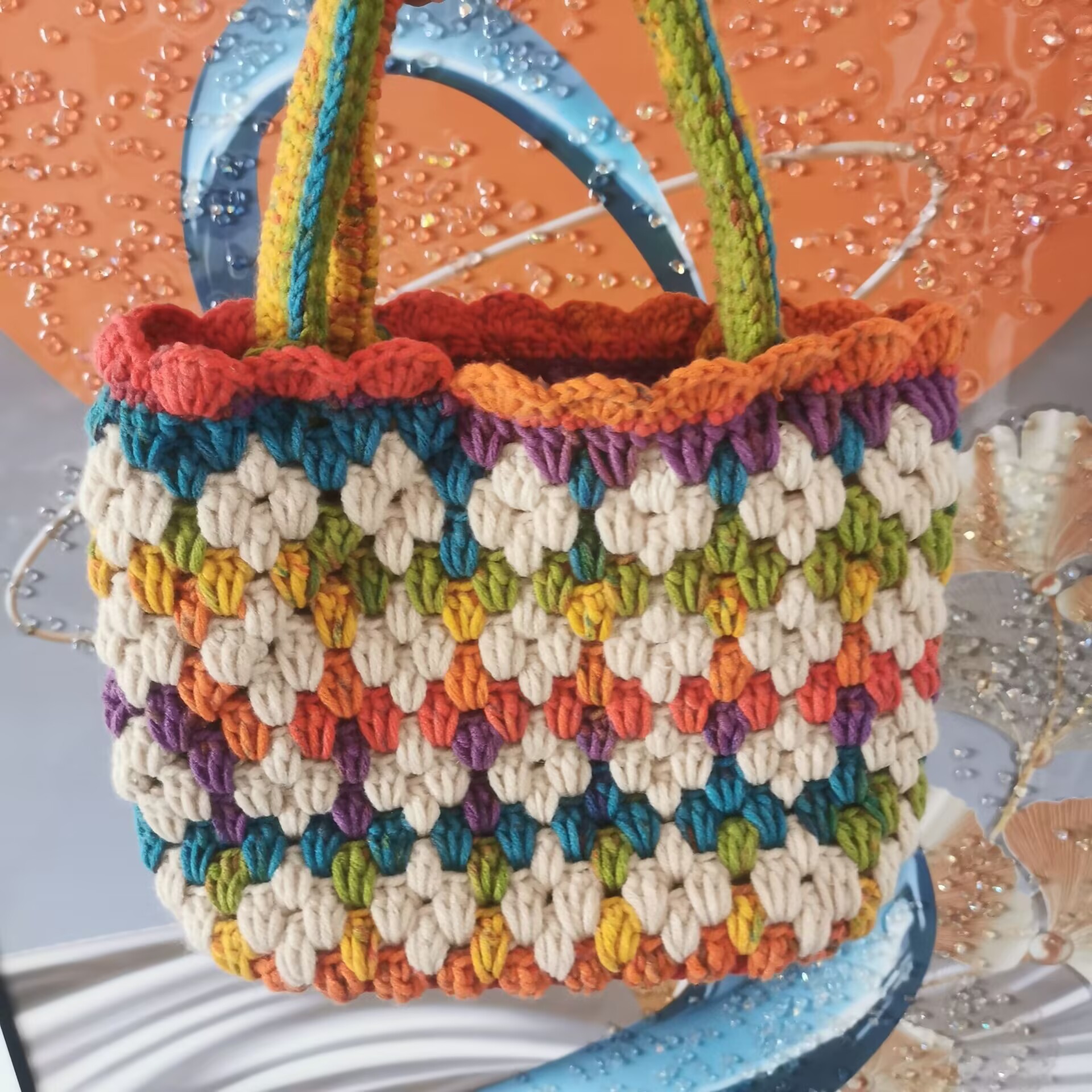 Estilo elegante y digno, ropa de gancho, bolsos de fresa, bolsos de teléfono móvil para la familia y las vacaciones. image 37