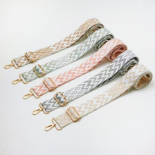 新款批发编织织带可调节宽肩带民族风彩色背包带斜挎包带女包