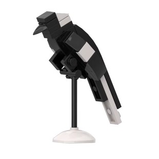 MOC building blocks compatible with Lego 67511 Australian Magpie suit animal puzzle puzzle creative gift