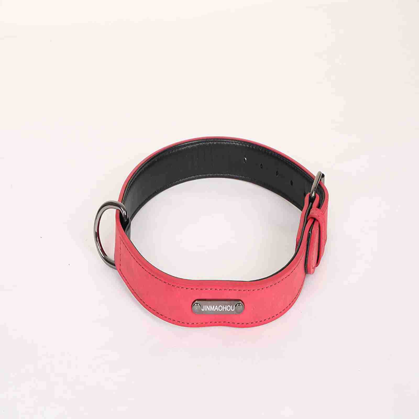 Cuerdas de tracción de perros de cuero real gruesas y fuertes, cuerdas de tracción de perros de moda ajustables con collar