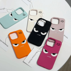 凶暴な表情の皮の紋様はリンゴの16promaxの携帯電話の携帯電話の12の新型のiphone13の大きい穴を適用して落とさないでください11