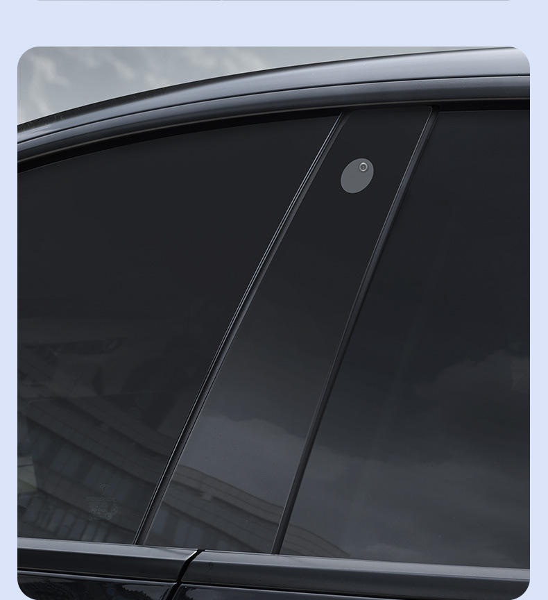 Suitable for the New Version of Tesla Model Y/3 Center Pillar Film B-Pillar Swipe Card Protective Film Car Exterior Accessories