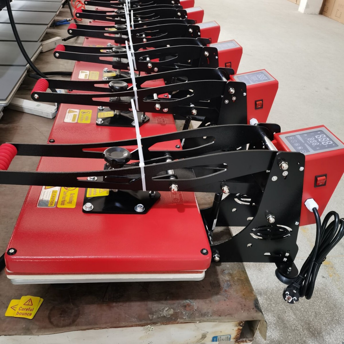 38*38CM plana máquina de estampado en caliente equipo de la máquina de transferencia de calor máquina de estampado en caliente máquina de estampado en relieve camiseta máquina de impresión