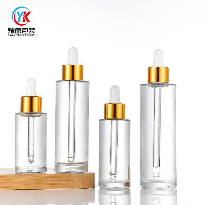 Glass pipette, essence, container, transparent high quality bottle for essential oils, increased thickness
