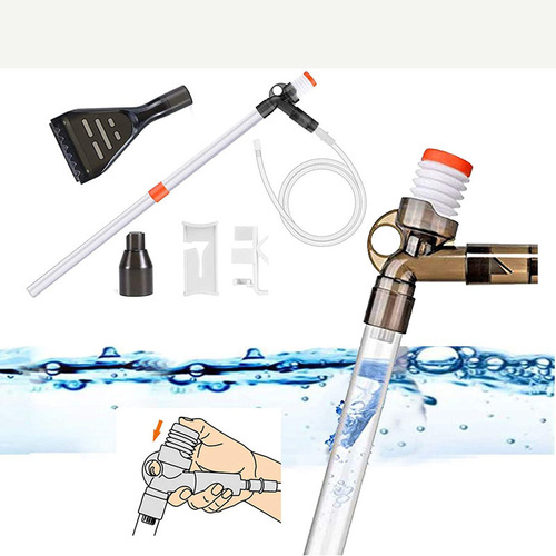 Aquarium water changer cleaning tool vacuum siphon fish tank cleaner filter water siphon toilet bowel cleaner sand washer