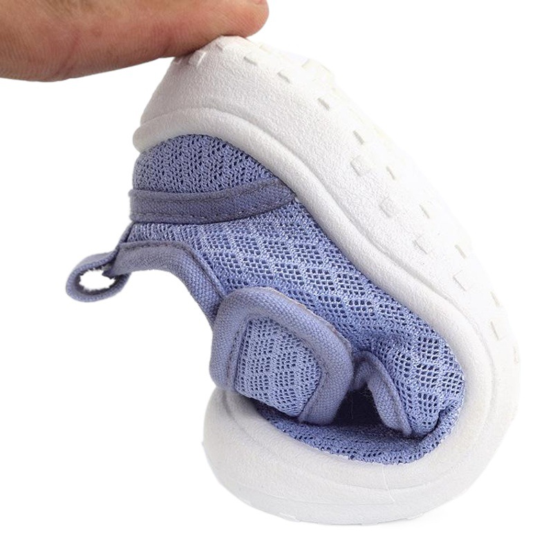 Spring and Summer South Korea breathable hollow-out comfortable single-layer shoes square mouth casual baby toddler shoes children middle children