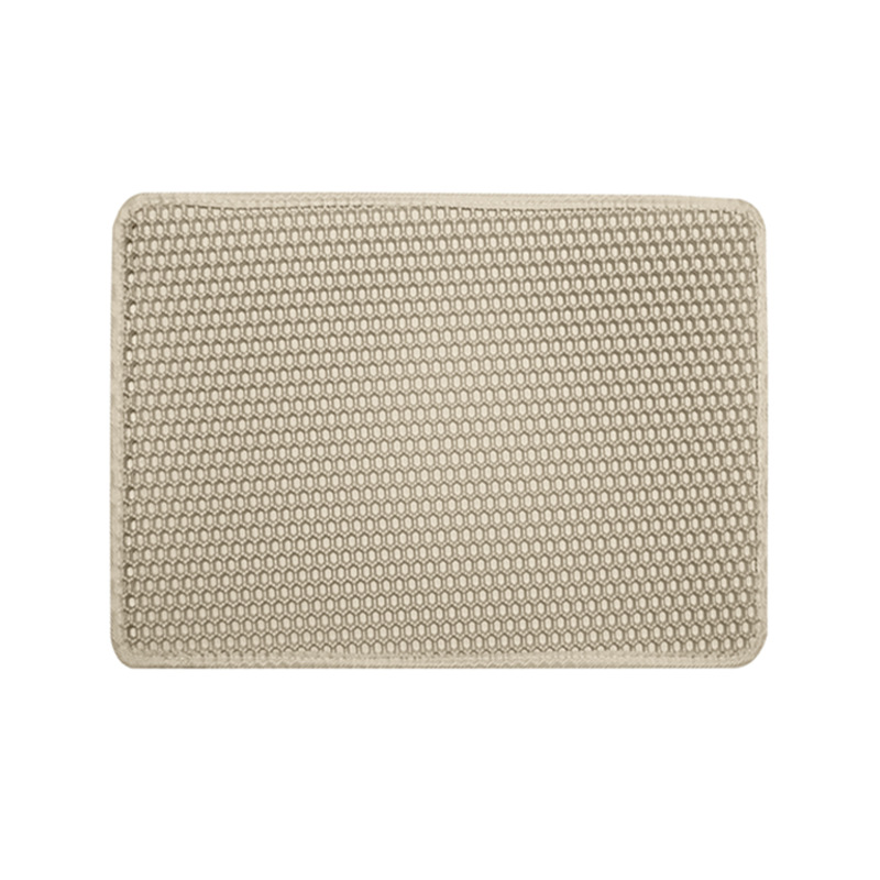 EVA estera de arena para gatos de doble capa antideslizante impermeable hogar estera para mascotas generación caja de arena para gatos Control de salpicaduras al por mayor