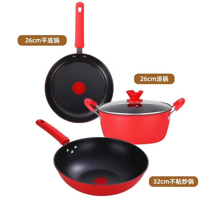 Set, red electromagnetic universal Qimen Hong Cha tea, 3 piece set, Birthday gift