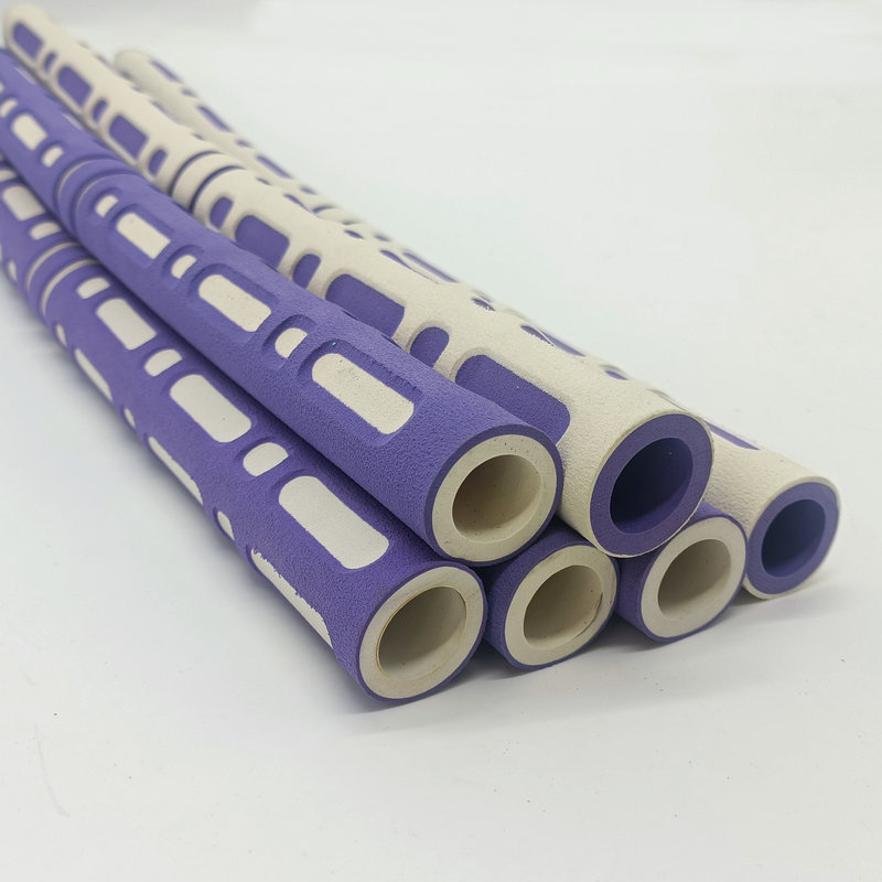发泡工厂橡塑nbr泡棉材质护套呼啦圈泡棉管运动器材橡塑发泡护套