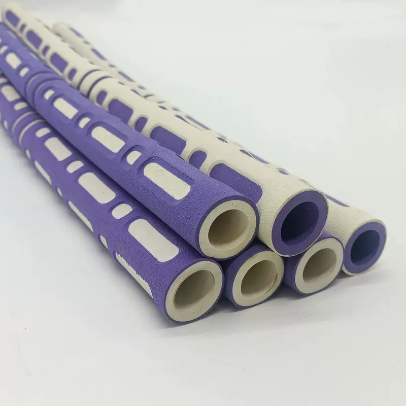 发泡工厂橡塑nbr泡棉材质护套呼啦圈泡棉管运动器材橡塑发泡护套