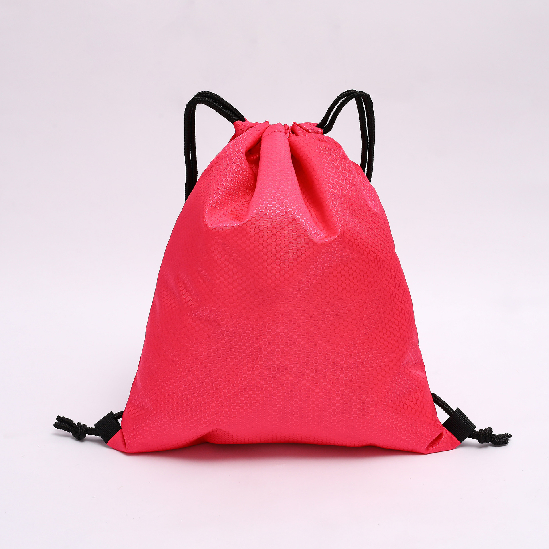En stock impermeable Oxford tela cordón bolsa de almacenamiento fútbol patrón cordón mochila deportes al aire libre poliéster mochila bolsa image 8