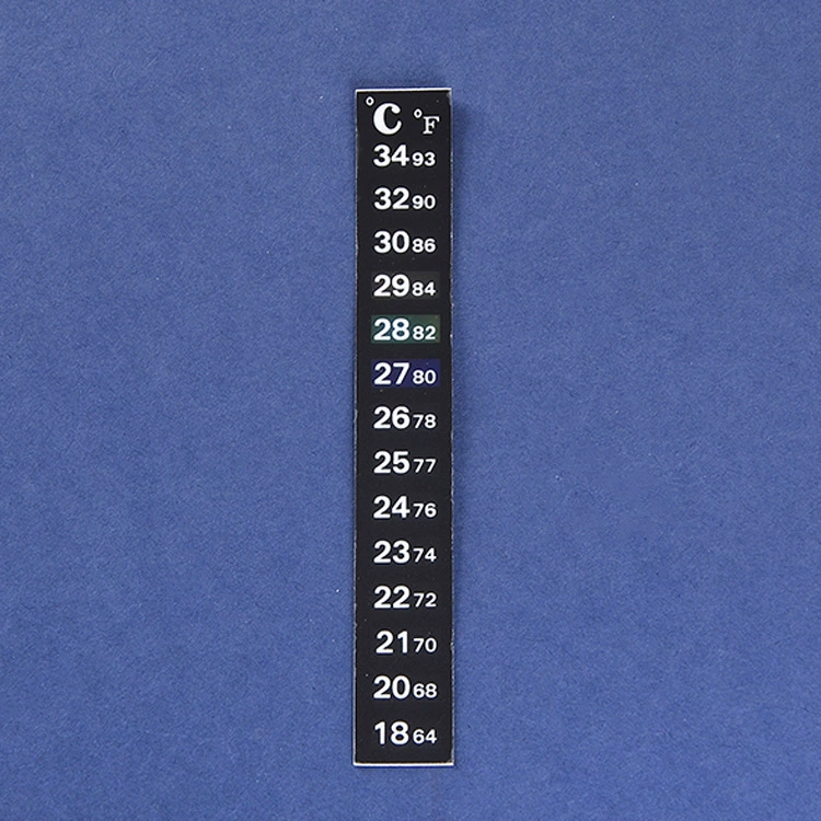Aquarium, thermometer, adhesive glue, with LED display
