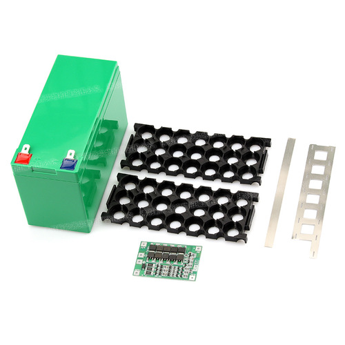 18650 battery box 12V7ah lithium battery box 3S40A protection plate with balanced split port UPS inverter