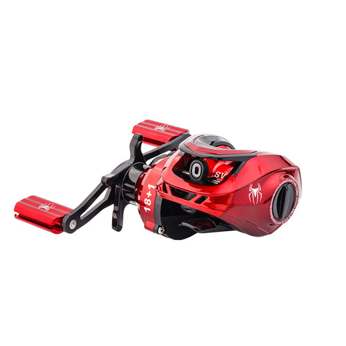 Long-range fishing wheel, metal water droplet wheel, black anti-explosion line, micro-object wheel, magnetic centrifugal double brake fishing line wheel