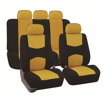 Cross-Border Hot-Selling Foreign Trade, Universal seat cover - yellow-5-seats-universal