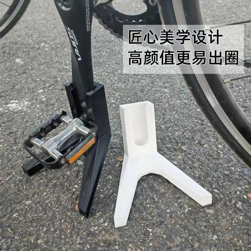 Bicycle portable foot with parking rack support mountain bike parking rack simple temporary portable bracket accessories