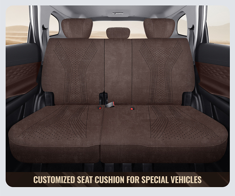 Chery Tiggo 8 Plus Special Car Seat Cover, Suede Leather Car Seat Cushion, Full-Cover Seat Cushion, Five-Seven Seat Cover