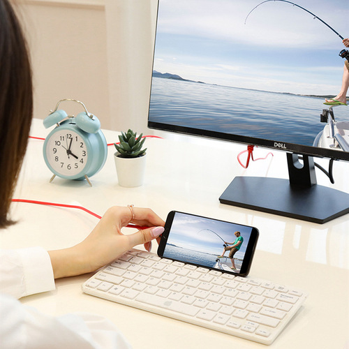 type-c mobile phone to same-screen HDMI high-definition cable screen projector mobile phone projection TV push treasure manufacturer direct sales