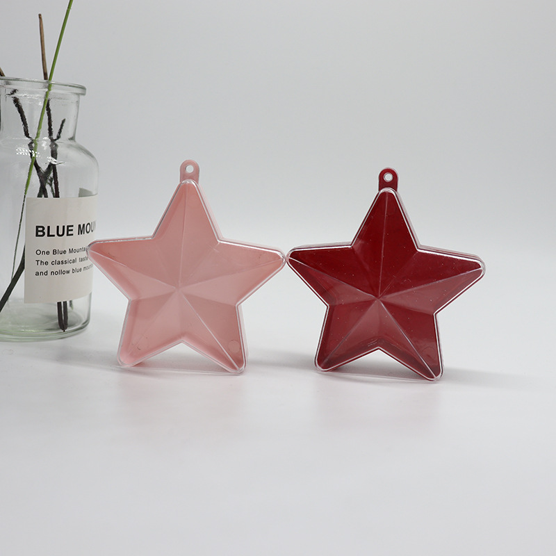 五角星串珠糖果首饰品水晶钻挂钩透明盒子家用收纳盒厂家批发