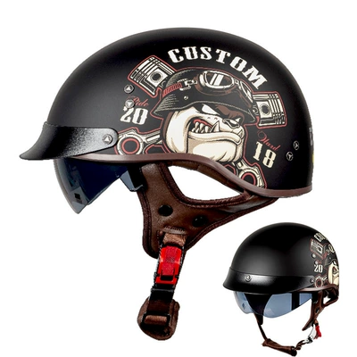 Motosiklet kaskı (dəbilqə) – Helmet - battle-of-akiyama-f02-with-black-film-m
