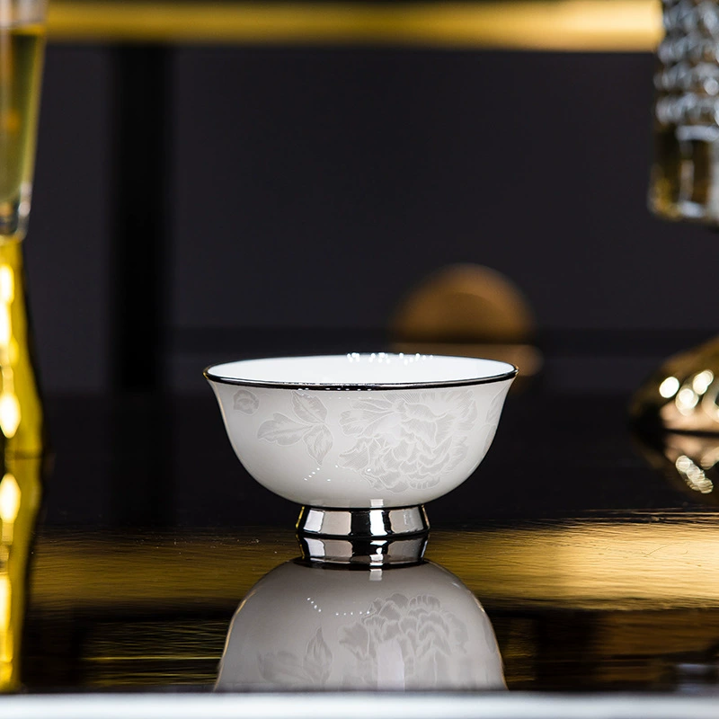 Jingdezhen bone porcelain tableware household European-style rice bowl noodle bowl ceramic dishes dish bowl soup bowl soup free combination petty bourgeois