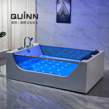 双人豪华浴盆情侣一体亚克力海景玻璃按摩浴缸恒温加热1.8米