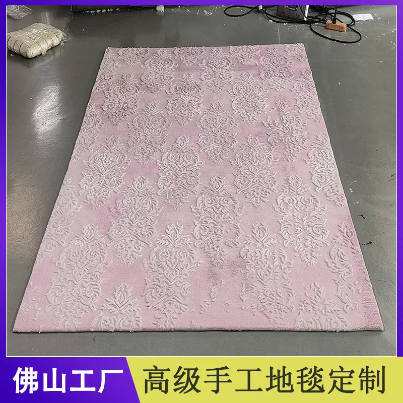 地毯定制16年手工羊毛创意客厅卧室家用轻奢高贵别墅大地商用
