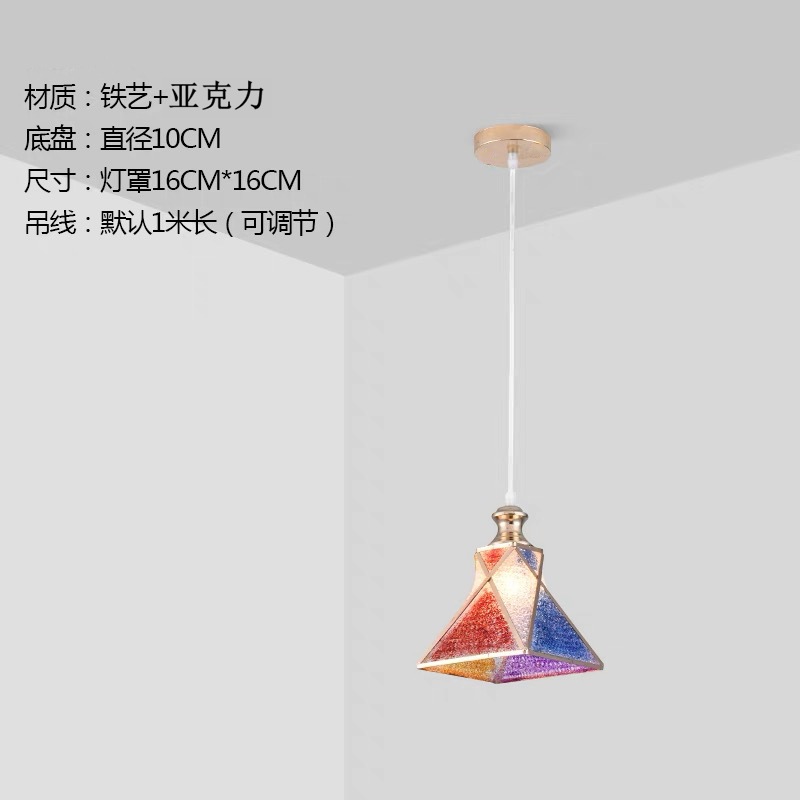 Araña de comedor, barra de bar simple moderna de tres cabezas, mesa de comedor creativa, dormitorio, personalidad, sala de estar, comedor, iluminación nórdica atmosférica