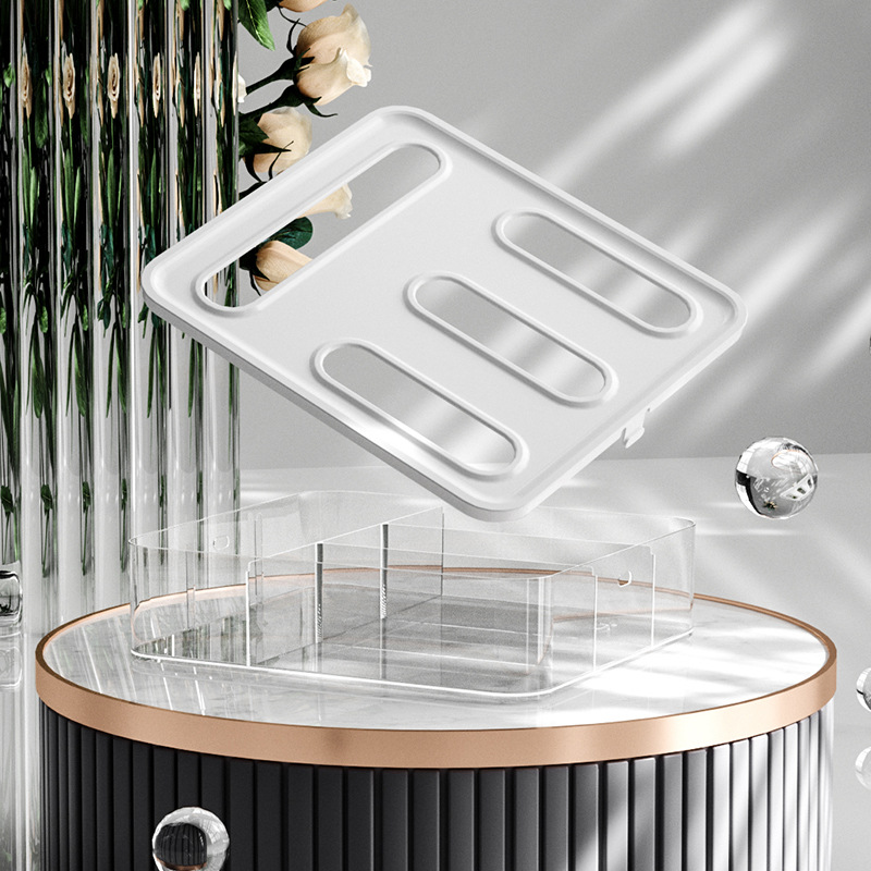 Caja de almacenamiento de bolsa de mantenimiento fresco dedicada transfronteriza Caja de clasificación de bolsa de mantenimiento fresco de escritorio Caja de almacenamiento de bolsa ziplock de cocina artefacto colgante de pared