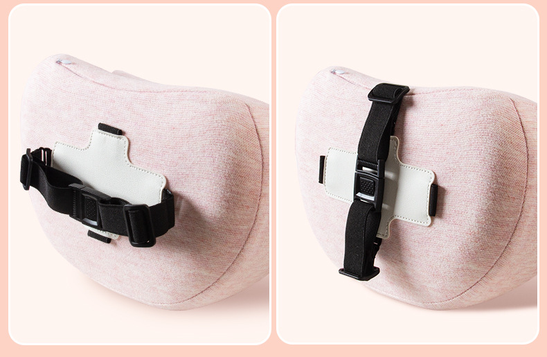 Kitty Car Lumbar Support Main Driver Seat Backrest Cushion Neck Protector Headrest Car Accessory for Girls Driving Lumbar Support
