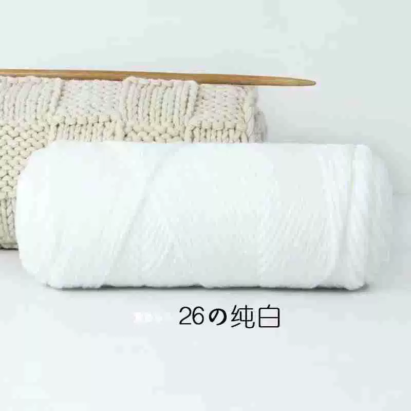 8-проволочная пряжа Lover Cotton, толстая расширенная волокнистость, моток 100 г, крупный вязальный размер 3–7 мм, 5 шт.