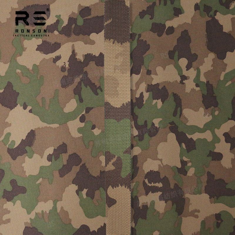 TAZ90 antiguo camuflaje suizo impresión de doble cara cinta táctica equipo accesorios al aire libre 25MM de ancho stock
