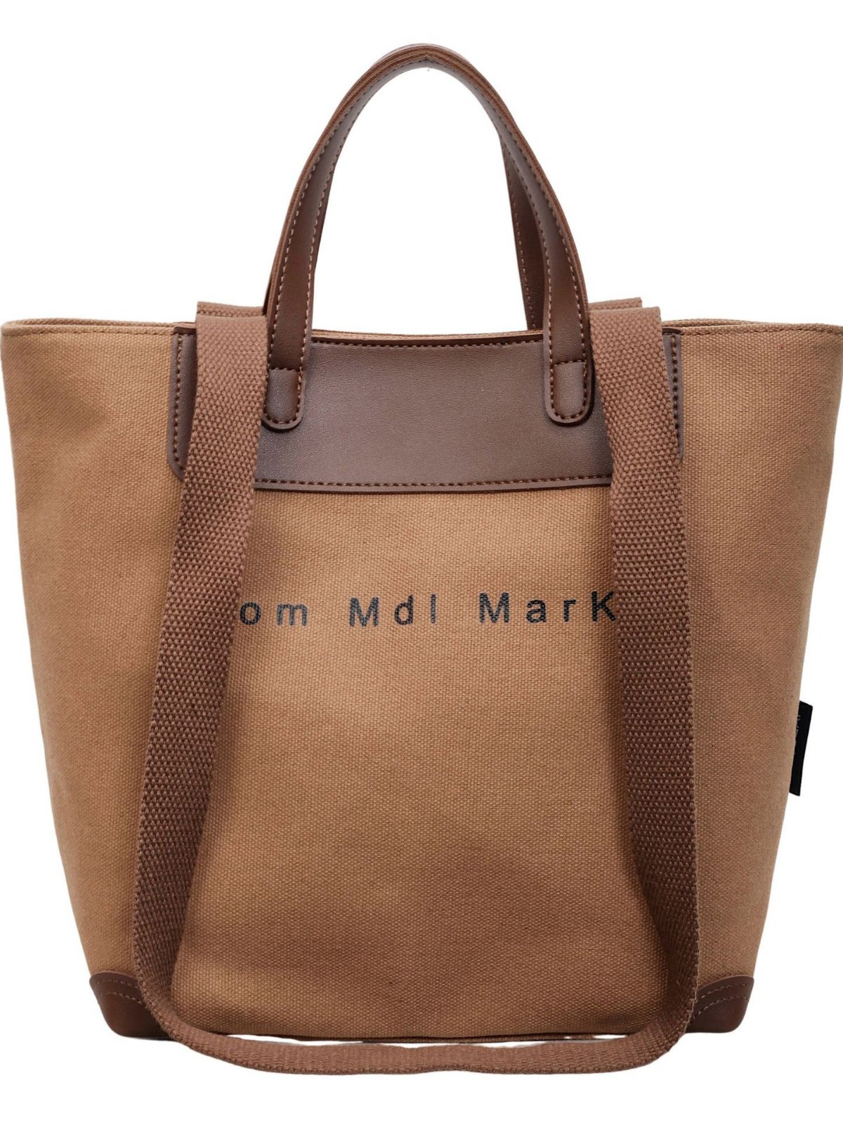 Bolsa de lona coreana hollow-wind casual bolso de mano para mujeres 2026 nueva bolsa de hombro casual simple y lujosa