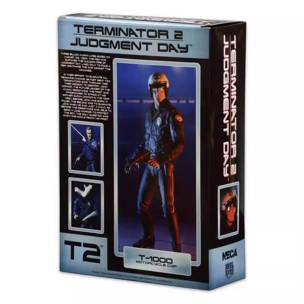 NECA Терминатор 2 T1000 Изображение полицейский edition Sarannor 7-дюймовые коробочные модели игрушки