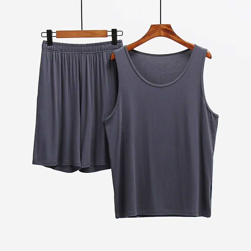 Men's thin vest sleevless, comfortable pijama for leisure, set, size, (Physicals), oversize