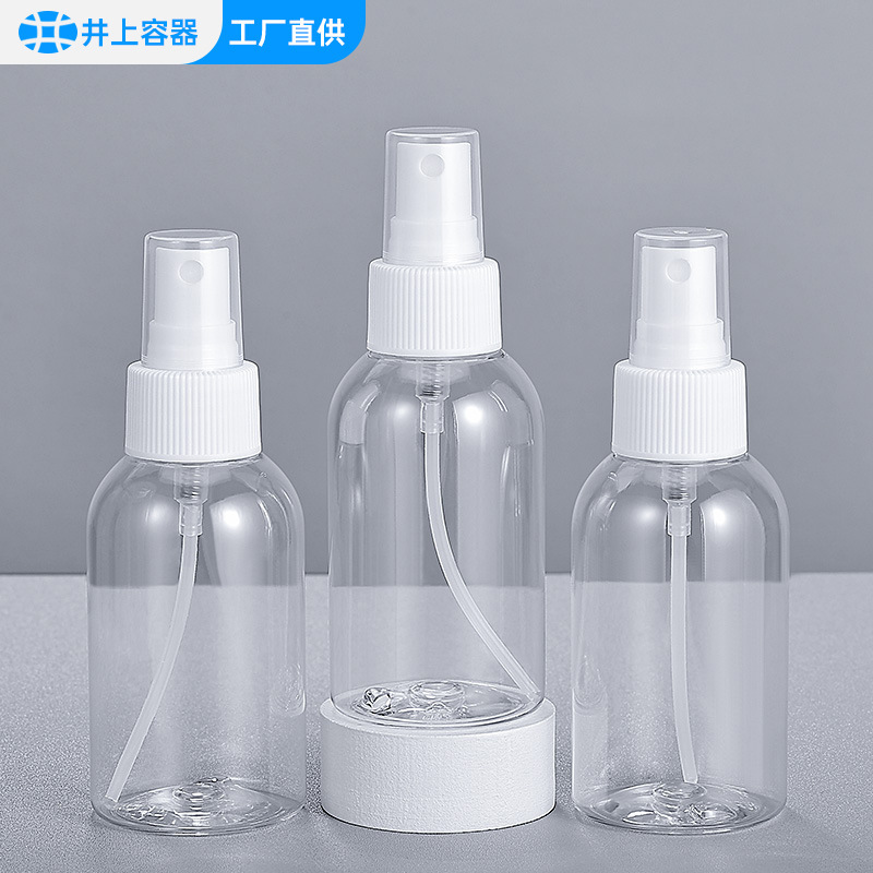 100ML喷雾瓶水乳分装 pet塑料吹瓶透明纯露补爽肤水补水霜包材