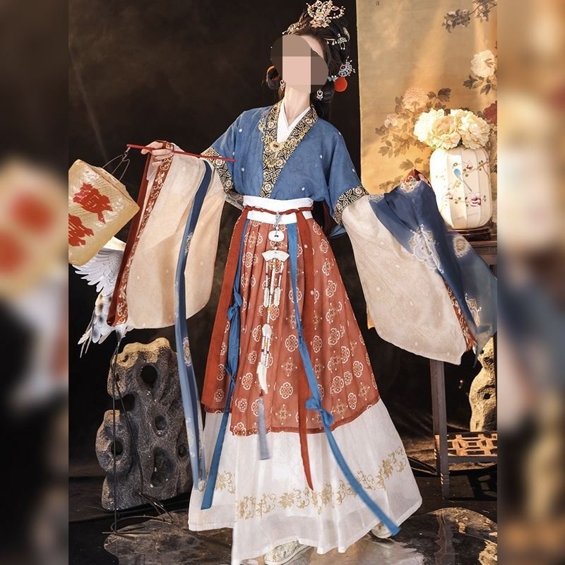 New Chinese Style Hanfu Immortal Tuluoshen Lady Figure Series Restoration of Traditional Costumes Full Set of Chang'e Flying to the Moon