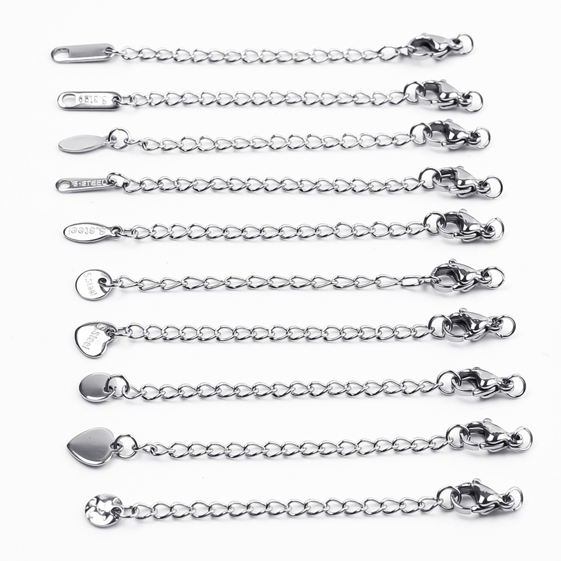 Polished Finish 1 Piece Geometric DIY Jewelry Accessories 304 Stainless Steel Vacuum Plating Simple Style