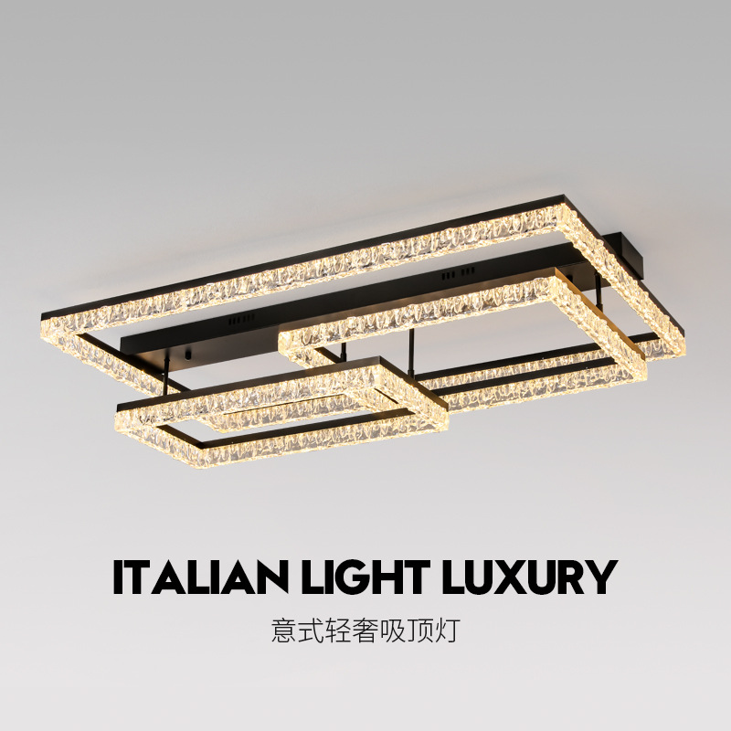 Faros de la sala de estar 2025 nueva luz de lujo Lámpara principal de la sala moderna, simple, atmósfera, luz de techo led de alta gama