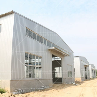 河北工贸一体工厂 生产出口非洲钢结构仓库 搭建彩钢钢结构厂房